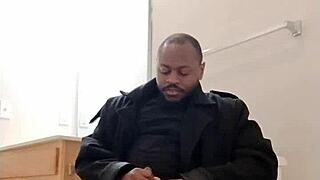 Wife Fantasizes About Girlfriend During Solo Masturbation in Garage, Slow Motion Wet Cum