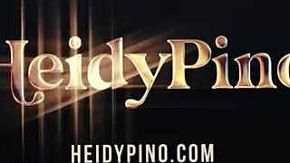 heidy pino, erotic colombian latina in shower