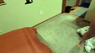 stepmother seduces stepson with lotion on pregnant belly