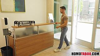 Step Brothers Fuck Bareback at Work! Nico Coopa and Dallas Preston Deepthroat Boss