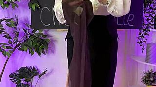 i'm putting on coffee colored tights in nylon club