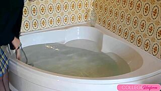 Sophia Smith Jumps In The Bathtub Fully Dressed For Some Splashy Fun!