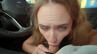 My Hot Stepmother Sucks Cock In Car Park?