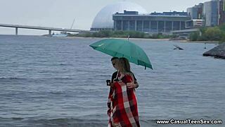 Casual teen iris kiss hookup for anal sex at seaside