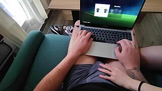 boyfriend wants fifa, i want to play with his dick