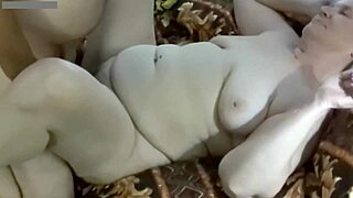 Sexy mature BBW sucks and fucks her friend passionately.