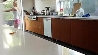 Blonde stepsis Lily Rader gets banged by a monster cock