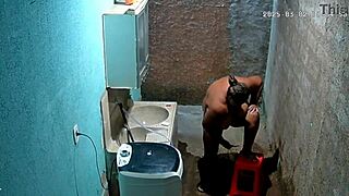 Hidden Camera Mother-in-Law Shaving