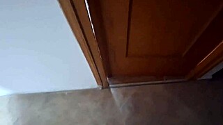 I spy on my stepmother in the bathroom and record everything