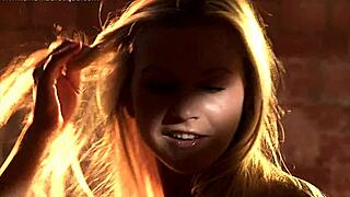 Skinny lesbian pornstars partying wildly at the bash