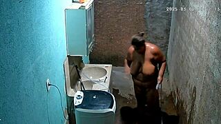 Hidden Camera Mother-in-Law Shaving