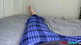 stepdad bonds with hot stepdaughter in full scene