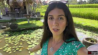 cumwalk in public cafe with sperm