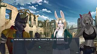Furry Survivals Gameplay 1 In Hentai Anime Style With Detailed Furry Characters