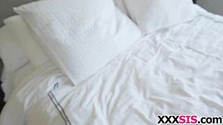 Blonde stepsis Lily Rader gets banged by a monster cock