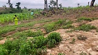 We went to the country farm to fuck a beautiful bbw with huge tits