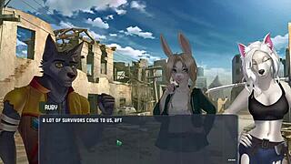 Furry Survivals Gameplay 1 In Hentai Anime Style With Detailed Furry Characters