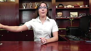 my boss gives a secret massage in the office bathroom