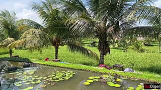 cumwalk in public cafe with sperm