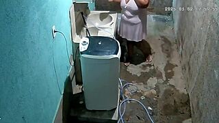 Hidden Camera Mother-in-Law Shaving