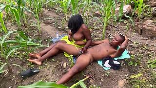 We went to the country farm to fuck a beautiful bbw with huge tits