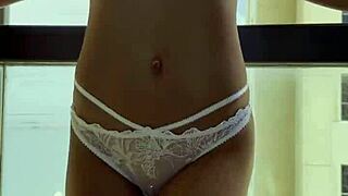 Gorgeous Monika Fox poses in sexy lingerie solo