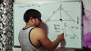 I, the student, have a sexual triangle with the teacher in the bedroom, oh god