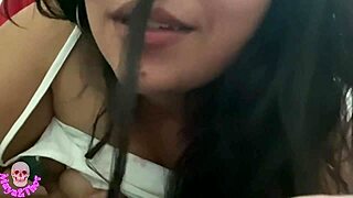 I fuck mayas tight pussy with monster cock!