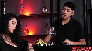Sexmex - sexy vampire kitzia suarez in bar