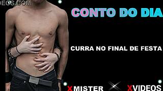 curra enjoying the end of the party in brazilian style.