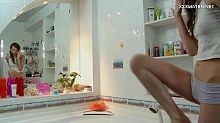 Dasha's Intense Shower Masturbation Orgasm Unleashed