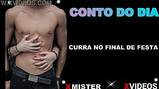 curra enjoying the end of the party in brazilian style.