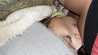 My neighbor licks my pussy in an abandoned barn so no one knows we're lesbians.