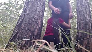 We Hid Under A Tree And Made Passionate Love To Stay Warm - Lesbian Ecstasy