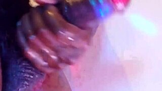 Hallelujah johnson worships bbc and catches every cumshot drop