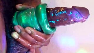 Hallelujah johnson worships bbc and catches every cumshot drop