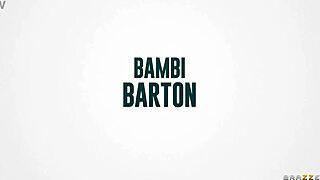 Watch Bambi Barton get choked during deepthroat?