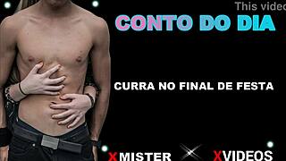 curra enjoying the end of the party in brazilian style.