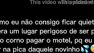 hanging at gas station, met young guy, fucked in bathroom without condom, then to motel