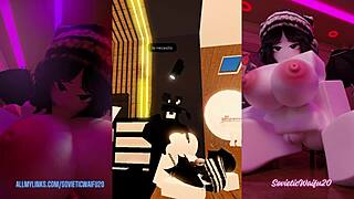 I see roporn's liz getting bent over for doggystyle creampie in a follower's house, her big ass and tits on display.