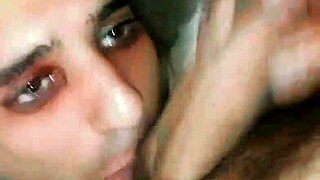 Girlfriend Delivers Intense Deep Throat Oral on Balcony