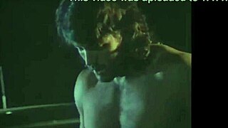 Muscular Colt Steele dominates in intense night train action.