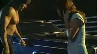 Muscular Colt Steele dominates in intense night train action.