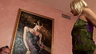 Cougar Payton Leigh Teases with Small Tits and Swallows