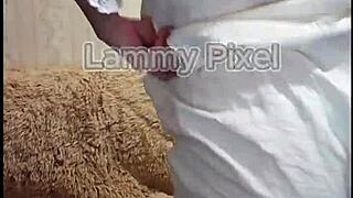 lammy pixel does a sexy striptease and flaunts her gorgeous ass