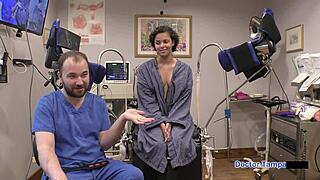 Rebel Wyatt Examines Neighbor's Pierced Body Intensely