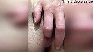 the milf experiences a wet creamy squirting orgasm in solo closeups