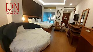 licking navel and pussy of drunk beautiful slut at party with close-up domination