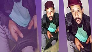 Amateur solo in boots socks and shoes