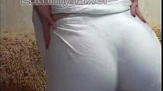 lammy pixel does a sexy striptease and flaunts her gorgeous ass